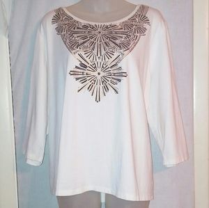 🌟Lark Lane Summer White Top🌻